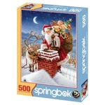 Special Delivery 500PC Santa Reindeer Christmas Jigsaw Puzzle Springbok. Fixed Price $14.00.