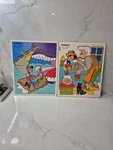 Vintage Playskool Disney Pinocchio's Escape Wooden Puzzle Toddler 375-03 &375-06. Fixed Price $39.97.