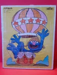 Vtg Sesame Steet Playskool 315-21 Wooden Jigsaw Puzzle-" Grover Balloon. Fixed Price $16.99.