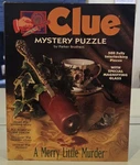 Clue Mystery Puzzle Parker Brothers Merry Little 500 Piece Complete. Fixed Price $15.00.