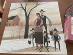 Complete Ceaco 750 Pc Jigsaw Puzzle Buckley Moss "prairie Family" #2951-5. Fixed Price $25.00.