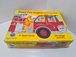 Vintage Frank Schaffer 1995 Giant Firetruck Floor Puzzle 24 Pieces Kids Game. Fixed Price $12.50.