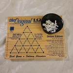 The Original Iq Tester Deluxe Edition 1976 Wooden Board Puzzle Peg Game Vtg. Fixed Price $17.99.