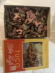 Vintage Tuco Jigsaw Puzzle "the Cabin On Seine Made Usa. Fixed Price $10.50.
