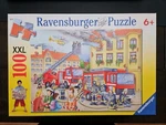 Ravensburger Puzzle - Fire Department 100 Piece 2009 Complete. Fixed Price $9.95.