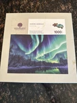 Nice Wentworth Wooden Aurora Borealis 1000PC Jigsaw Puzzle Complete (i Counted!). Fixed Price $60.00.