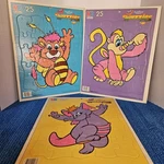 Vintage Walt Disney Wuzzles Puzzle Lot Of 3 Complete Milton Bradley Mb 25 Piece. Fixed Price $12.99.
