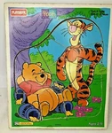 Pooh & Tigger #674-01 Playskool Wooden Puzzle 9PC Vintage Sunny Day Disney. Fixed Price $15.00.