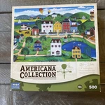 Balloon Over City Steve Klein 500 Jigsaw Puzzle Americana Collection New. Fixed Price $10.00.
