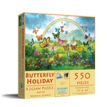 Sunsout Butterfly Holiday 550 Pc Jigsaw Puzzle. Fixed Price $19.99.