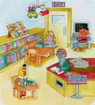 Sesame Street Puzzle Frame Tray Library Visit School Muppets Ernie 1984 Vintage. Fixed Price $21.24.