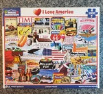 New White Mountain Love America 1000 Piece Puzzle Charlie Girard. Fixed Price $16.95.