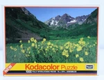 Kodacolor 77777 Nib 1000 Piece Jigsaw Puzzle 1989 Maroon Bells Colorado Rose Art. Fixed Price $27.27.