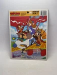 Vintage Walt Disney Chip Dale Rescue Rangers Golden Frame Tray Puzzle 12 Piece. Fixed Price $16.00.