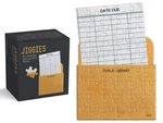 Library Card Jiggie: Die-cut 85-PIECE Jigsaw Puzzle By Gibbs Smith Publisher. Fixed Price $21.59.