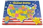 Milton Bradley Map Of The United States And World Puzzle New Sealed 1988. Fixed Price $11.00.