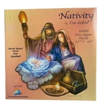 New Nativity Christmas Holiday Jigsaw Puzzle Tom Dubois 1000 Pieces Sunsout. Fixed Price $15.99.