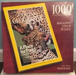 New & Sealed * National Geographic July 1996 Cover Leopards 1000 Piece Puzzle. Fixed Price $19.25.