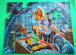 Vintage 1963 Jaymar Dracula Jigsaw Puzzle Frankenstein 17 22 Box. Fixed Price $69.99.