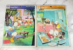 Vintage Whitman Frame Tray Featuring Donald Duck And Nephews 4510D & 4512C. Fixed Price $9.95.