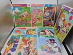Vintage Lot 10 Children Frame-tray Inlay Jigsaw Puzzles Golden Gobots & More. Fixed Price $39.95.