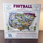 Vintage 90S Football Artmap Jigsaw Puzzle 550 Pieces Fun Educational. Fixed Price $17.99.