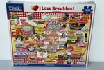 White Mountain Love Breakfast Jigsaw Puzzle 1000 Pc Larger Pieces 24 X 30 New!. Fixed Price $25.00.