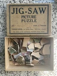 Antique Wooden Parker Brothers Jigsaw Picture Puzzle - Incomplete.. Fixed Price $28.90.