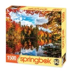 Springbok Jigsaw Puzzle; Autumn Lake; 1500 Pcs. Fixed Price $16.95.