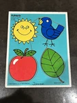 Playskool 180-03 Colors See 4 Piece Wooden Jig Saw Puzzle. Fixed Price $8.99.