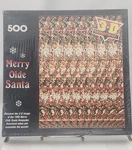 New 1994 Springbok 500 Piece Merry Olde Santa 3-D Puzzle Christmas. Fixed Price $15.00.