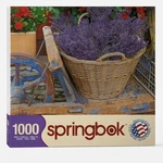 Basket Of Lavender 1000 Piece Jigsaw Puzzle Springbook Made Usa Sealed. Fixed Price $19.99.