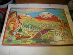 Vintage Milton Bradley Inlay Tray Puzzle From 1955 #4508-X7. Fixed Price $20.69.