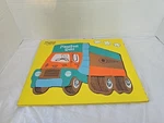 Vintage Wooden Playskool Truck Puzzle #360-19 Lines. Fixed Price $9.95.
