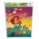 Walt Disney's Little Mermaid Ariel 12 Pc Golden Frame Tray Puzzle 18404-16 4911B. Fixed Price $7.02.