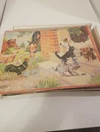 Vintage: Milton Bradley 4 Picture Puzzle Set For Children - Pets And Animals. Fixed Price $12.99.