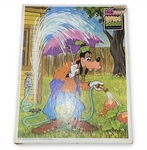 Vintage 1981 Whitman Disney Goofy Puzzle 100 Piece Complete Watering Garden. Fixed Price $10.95.