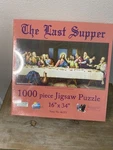 Puzzle Jesus "the Last Supper" 1000 Piece Jigsaw Sunsout 16 X 34 Religious. Fixed Price $12.75.