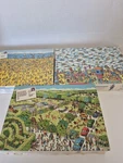 3 Vintage Where's Waldo? Jigsaw Puzzles 100 Pieces Each Complete Lot. Fixed Price $27.00.
