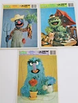 Vintage 1983 Golden Sesame Street Oscar, Herry, Grover Frame Tray Puzzle Lot!. Fixed Price $11.66.