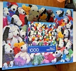 1984 Vintage Springbok Puzzle Snoopy- Dog Of 1000 Faces-complete. Fixed Price $17.95.