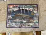 New Super Rare White Mountain Puzzle Great Shipwrecks 1000 Piece Sealed Box. Fixed Price $35.00.