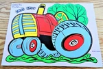 Vtg Connor Toy Puzzle Tractor 8421-7 Tray Jigsaw Early Learning Educational Nice. Fixed Price $14.99.