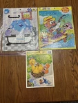 Vtg Blues Clues Double Layer Tray Puzzle 1999 Mr. Potato Head 1998 Big Bird 1989. Fixed Price $9.99.