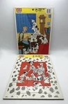 Set Of 2 Walt Disney 101 Dalmatians Golden Frame Tray Puzzles Dog 4198 Ages 3-7. Fixed Price $12.95.