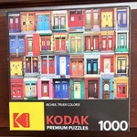 Kodak Premium 1000PC Jigsaw Puzzle Colorful Montreal Doors, Interlocking. Fixed Price $7.37.