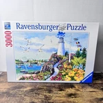 Ravensburger 3000 Pc. Coastal Paradise 2017, Jigsaw Puzzle Rare. Fixed Price $44.99.