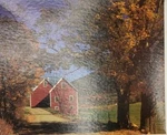 Sealed "new England Barns" 1500 Pc. Puzzle Whitman Fall. Fixed Price $10.00.