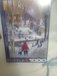 New! Eurographics 0688 Hockey Season Jigsaw Puzzle (1000-PIECES. Fixed Price $22.00.