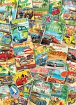Eurographics Vintage Travel Collage 1000 Piece Jigsaw Puzzle. Fixed Price $18.62.